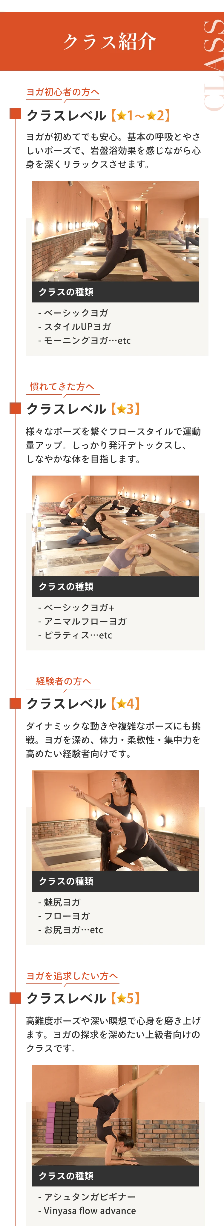 クラス紹介